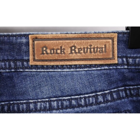 Rock Revival Women's Julee Boot Cut Denim Blue Jeans Sz 32x32 NEW - Picture 6 of 15